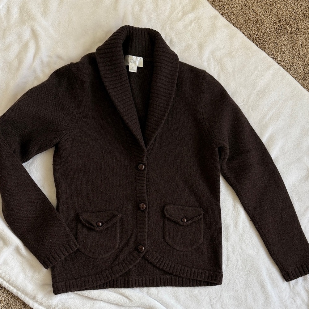Classic Dark Brown Women's Cardigan